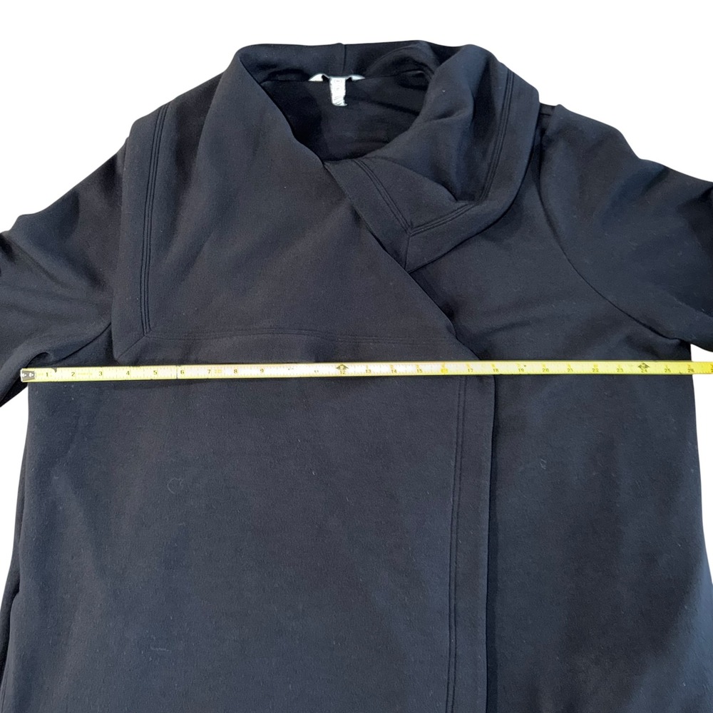 Spanx AirEssentials Open Wrap Cardigan Black 3X Draped Jacket - Picture 6 of 10